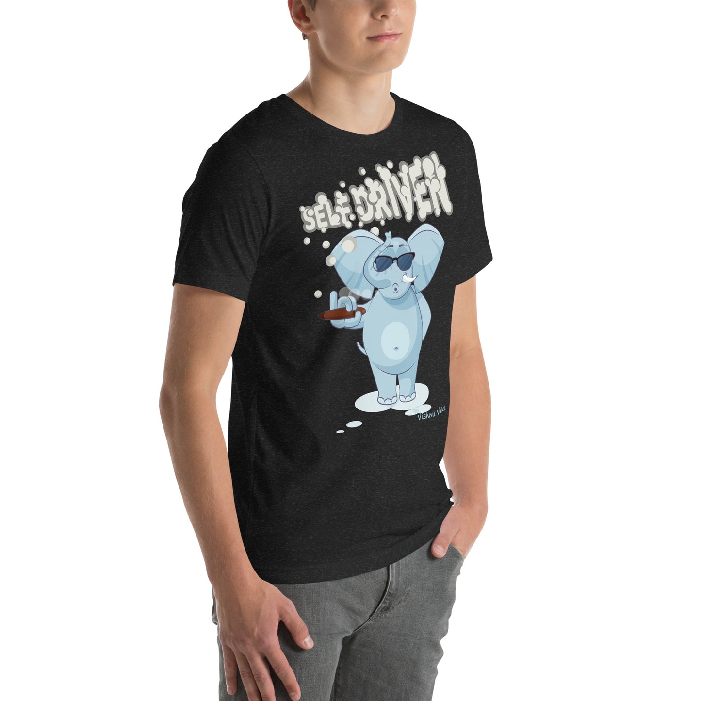 Self Driven, Smoking Elephant shirt