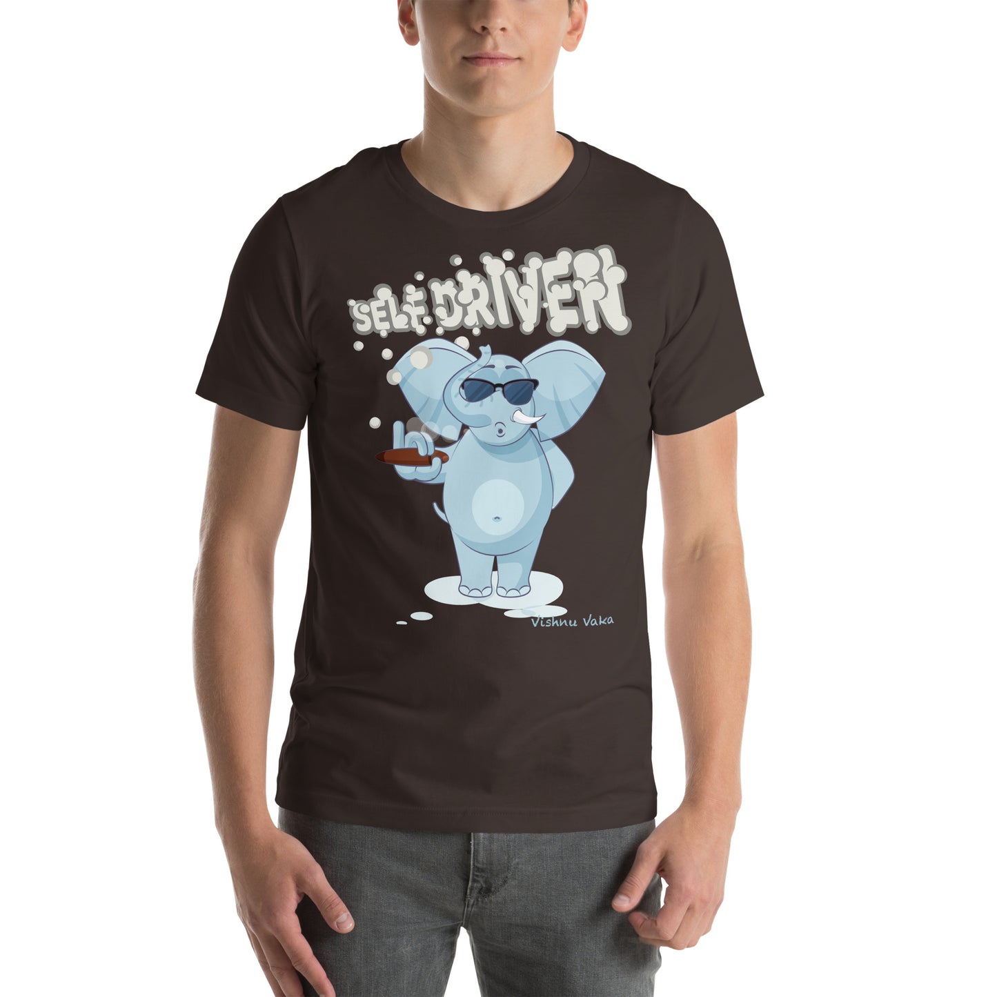 Self Driven, Smoking Elephant shirt
