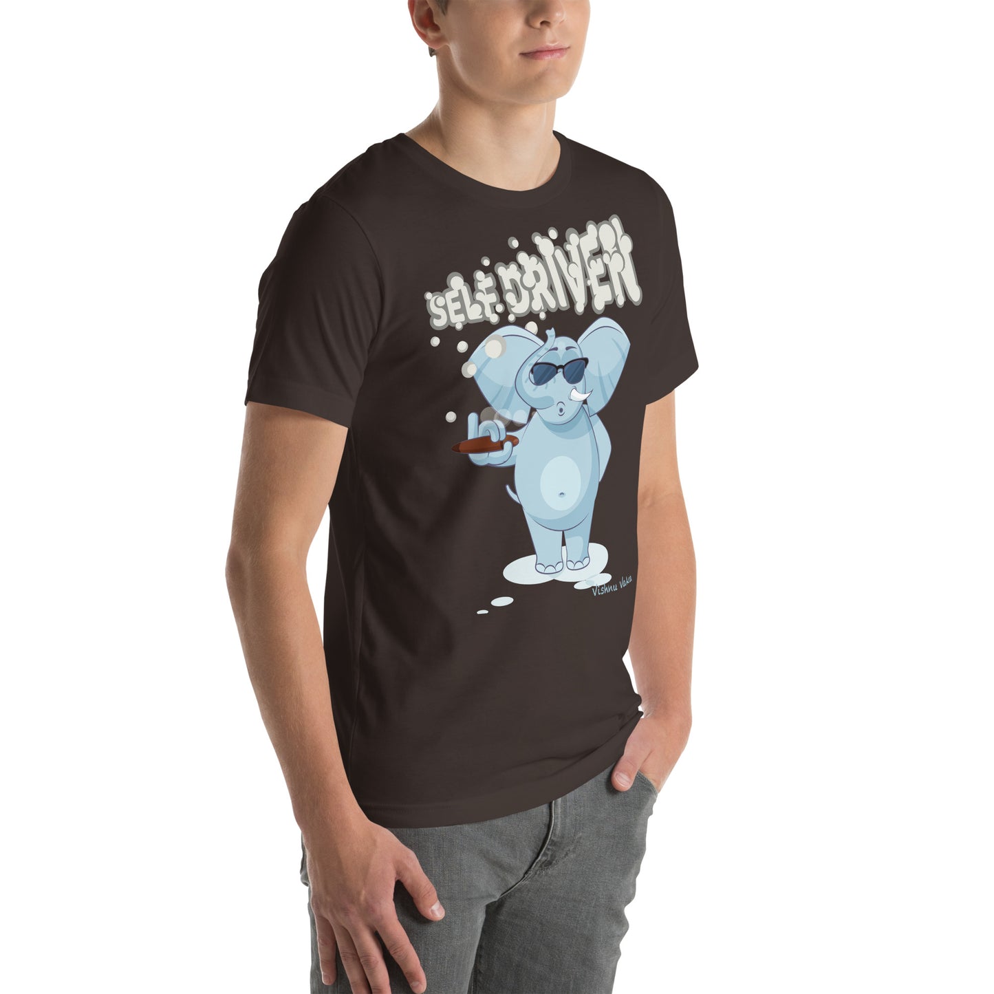 Self Driven, Smoking Elephant shirt