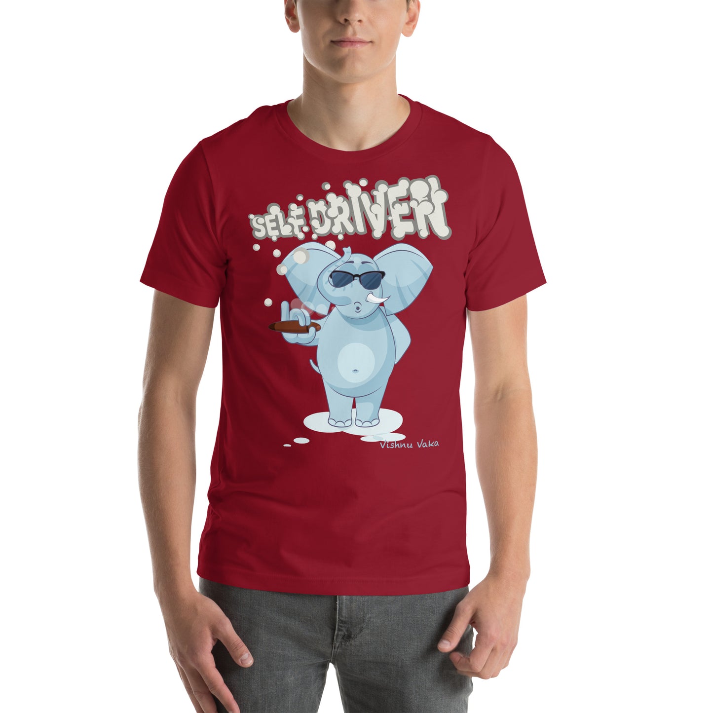 Self Driven, Smoking Elephant shirt