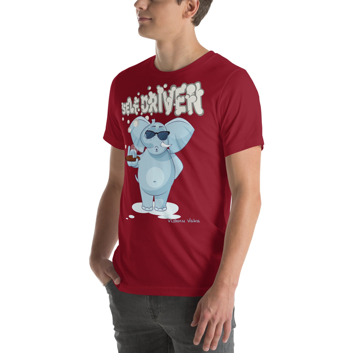 Self Driven, Smoking Elephant shirt