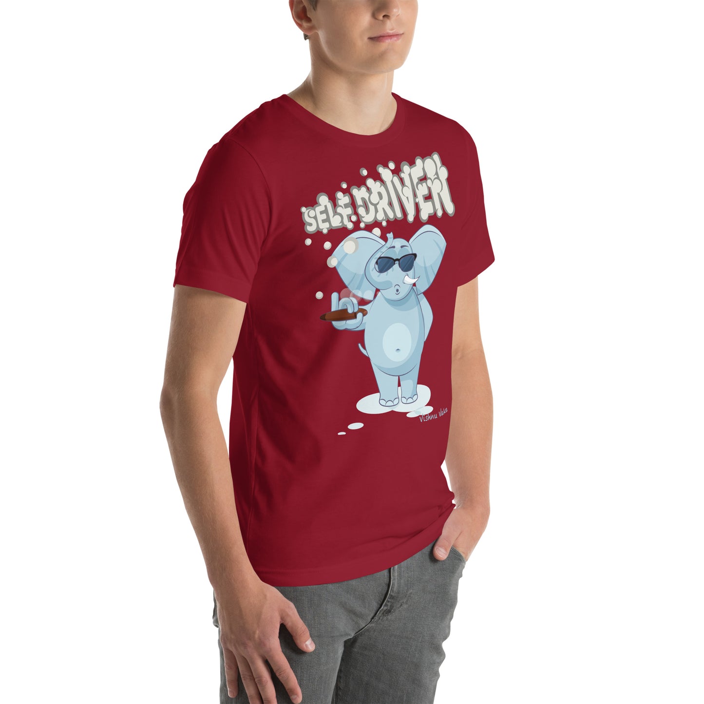 Self Driven, Smoking Elephant shirt