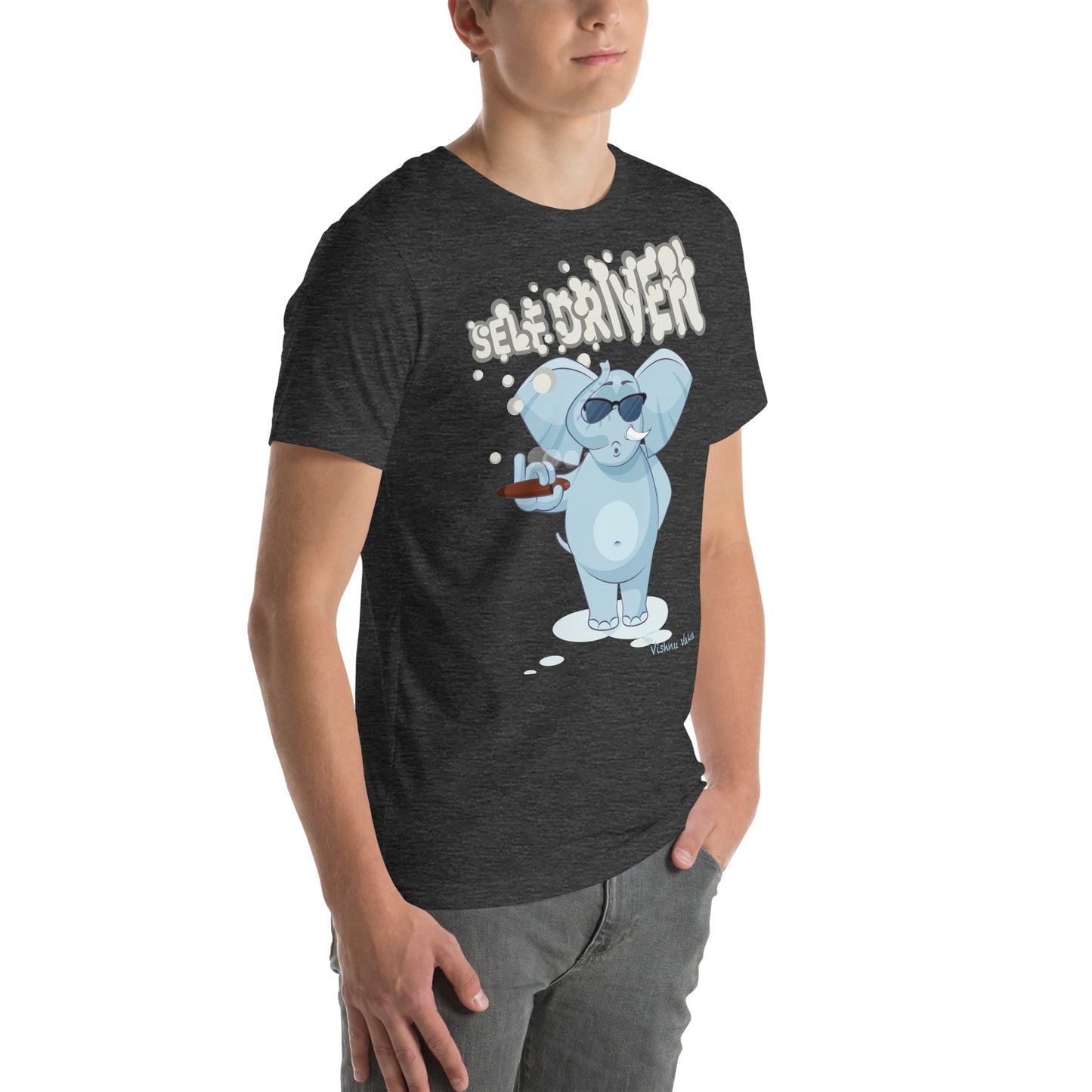 Self Driven, Smoking Elephant shirt