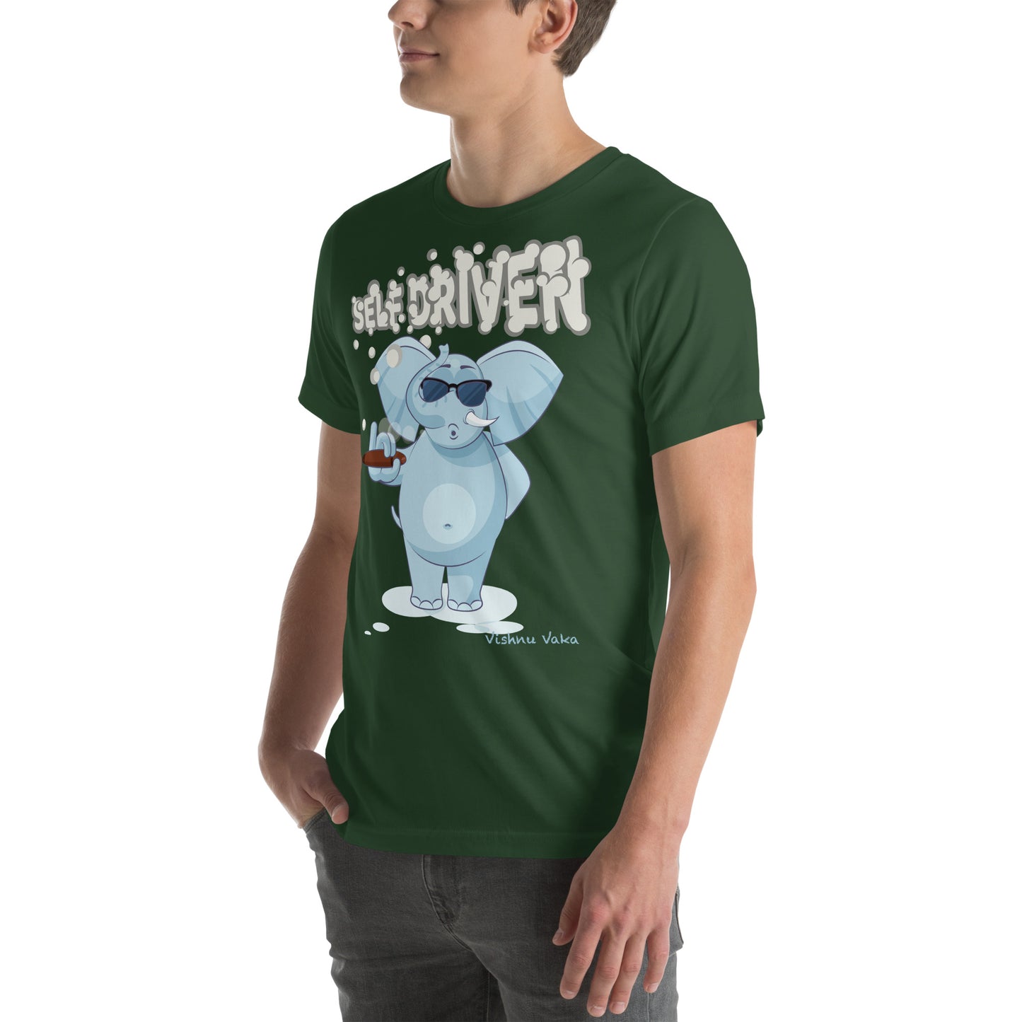 Self Driven, Smoking Elephant shirt