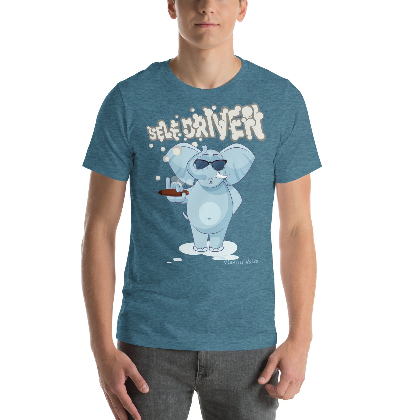 Self Driven, Smoking Elephant shirt