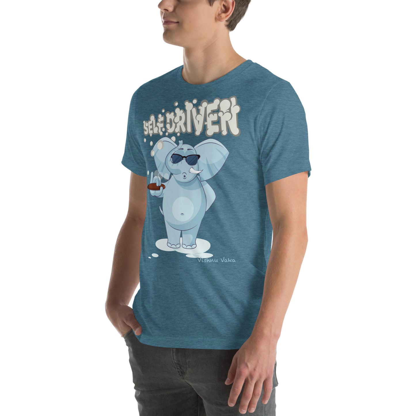 Self Driven, Smoking Elephant shirt