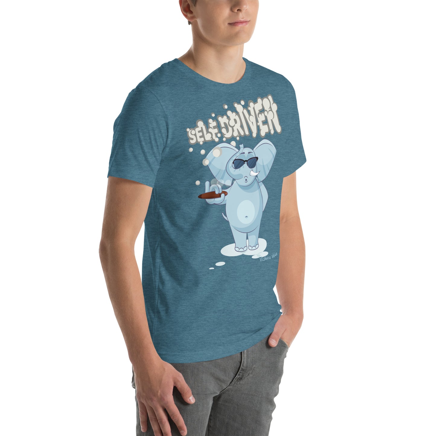 Self Driven, Smoking Elephant shirt