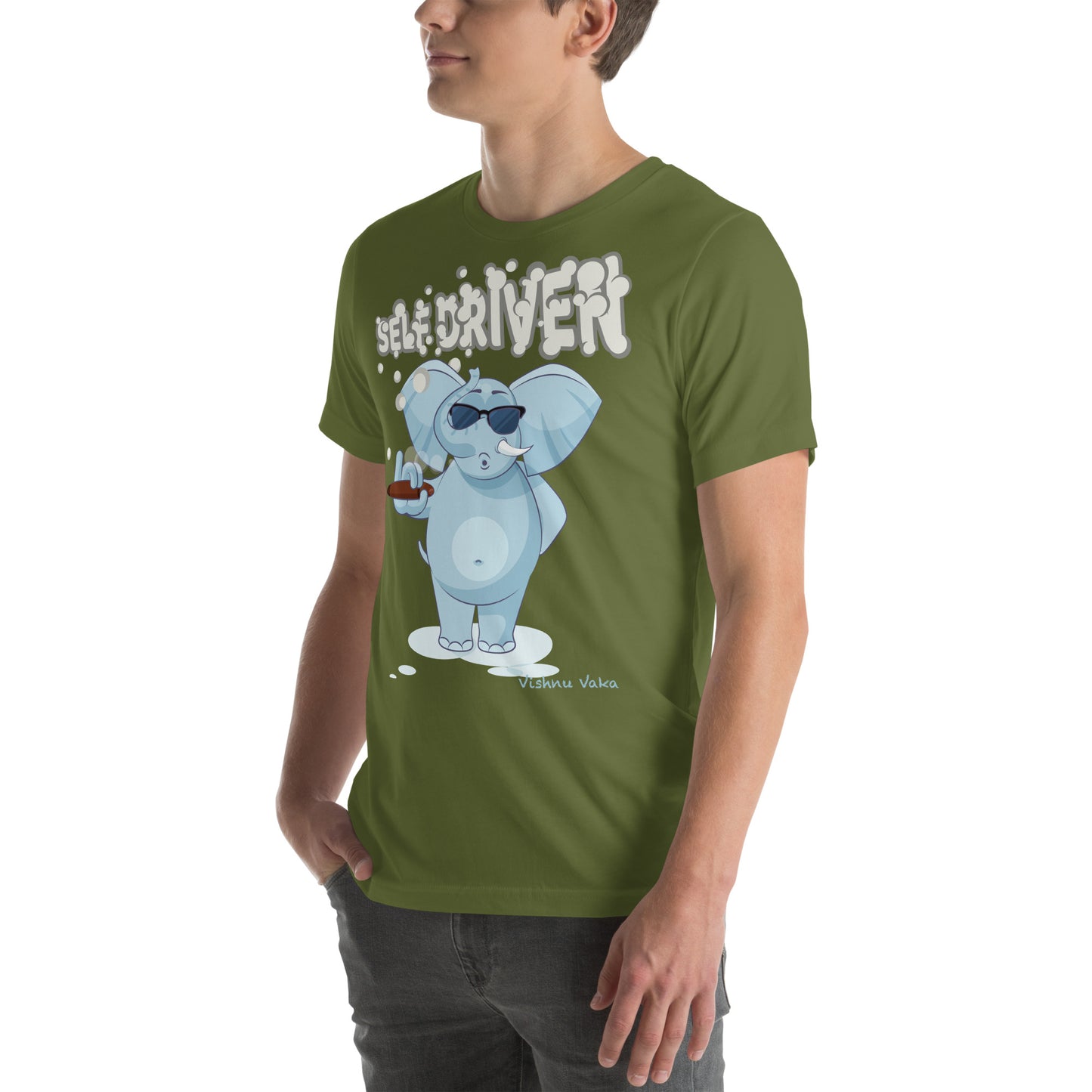 Self Driven, Smoking Elephant shirt