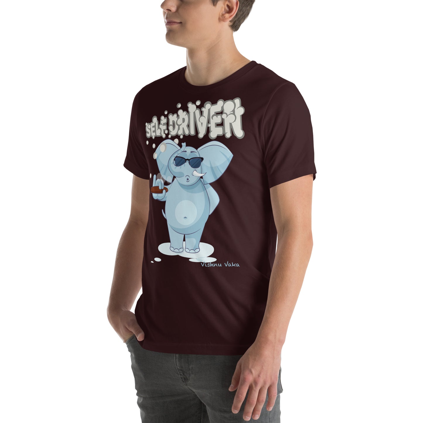 Self Driven, Smoking Elephant shirt