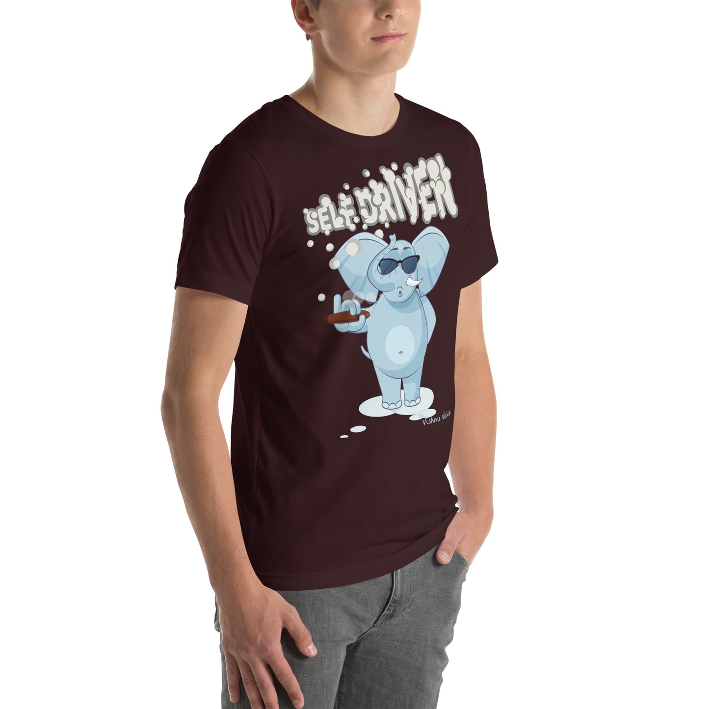 Self Driven, Smoking Elephant shirt
